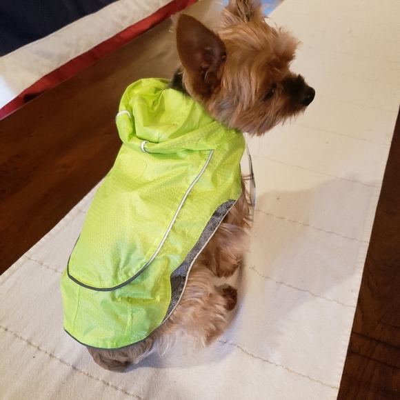 Reflective Dog Hooded Rain Jacket S - Picture 8 of 16